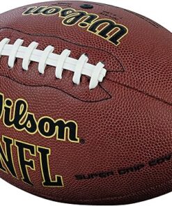 Wilson NFL Super Grip Composite Footballs – Official Size and Design